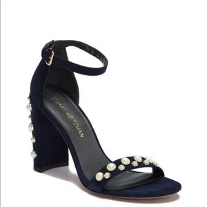 Stuart Weitzman Pearl Block heel Sandal - size 5
